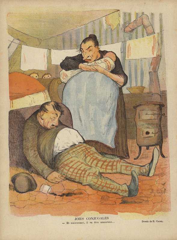 Illustration für Le Rire von Eugene Cadel