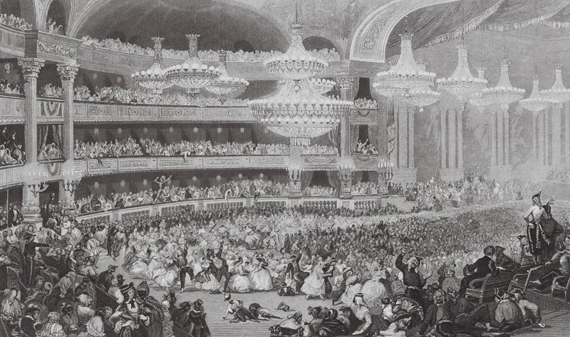 Der große Maskenball in der Oper von Eugene Louis (after) Lami