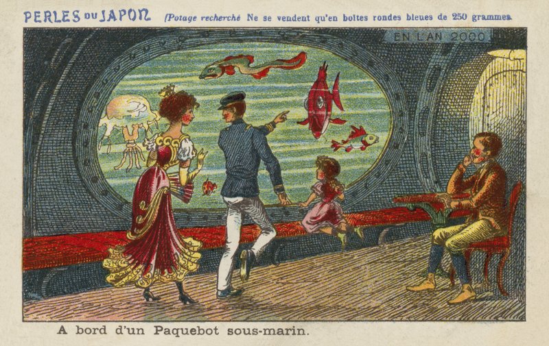 An Bord eines Unterwasserliners im Jahr 2000 von European School