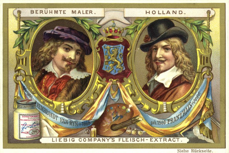 Rembrandt van Rijn und Frans Hals, niederländische Künstler von European School