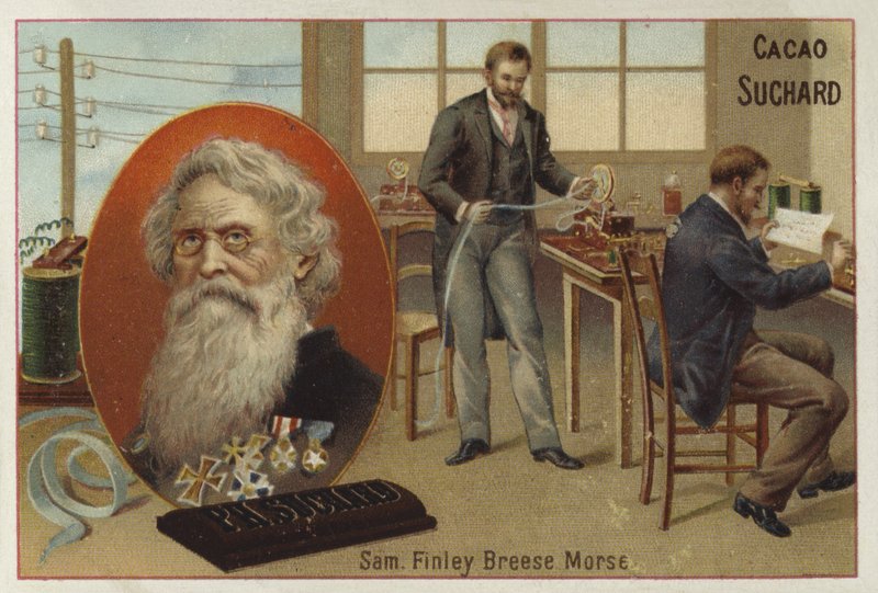 Samuel Morse, amerikanischer Erfinder und Pionier der Telegrafie von European School