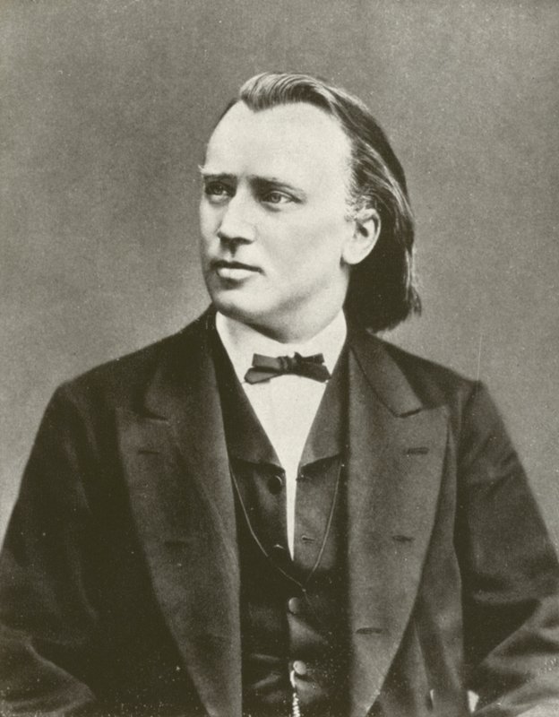 Johannes Brahms, Porträt, ca. 1876 von European Photographer