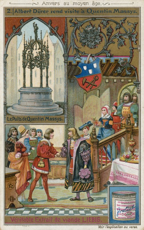 Albrecht Dürer besucht Quentin Matsys, 1520 von European School