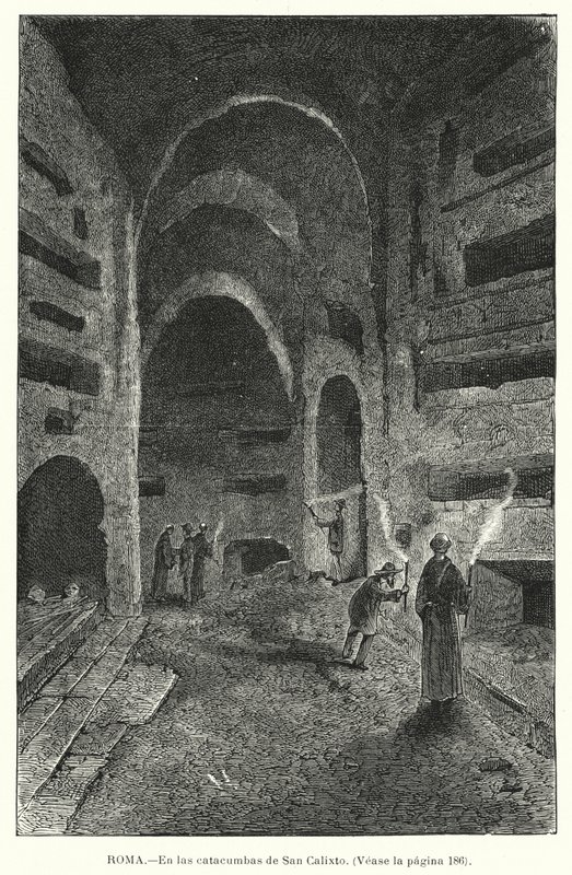 Katakomben des St. Callistus, Rom, Italien von European School