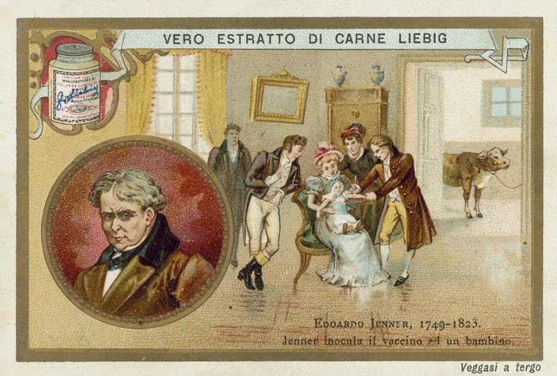 Edward Jenner, englischer Arzt und Wissenschaftler, der einen Impfstoff gegen Pocken entdeckte von European School