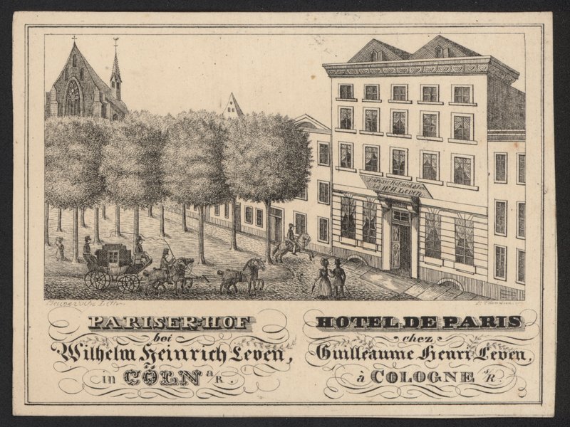 Hotel-Handelskarte von European School