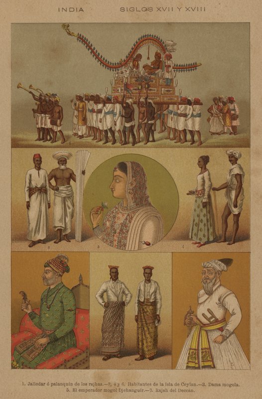 Indien, 17. und 18. Jahrhundert von European School