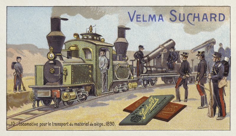 Lokomotive zum Transport von Belagerungswaffen, 1890 von European School