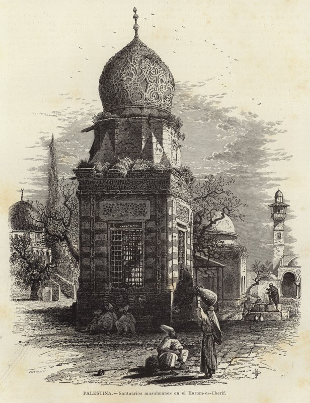 Palästina, Muslimische Heiligtümer im Haram-es-Cherif von European School