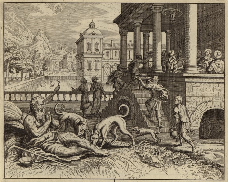 Gleichnis vom reichen Mann und Lazarus dem Bettler von European School