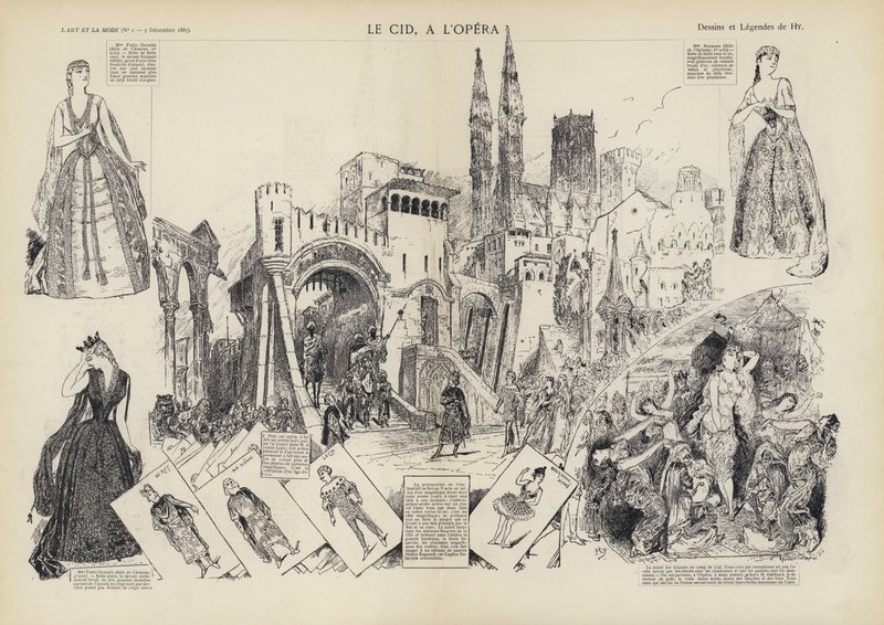 Aufführung von Jules Massenets Oper Le Cid an der Pariser Oper von European School