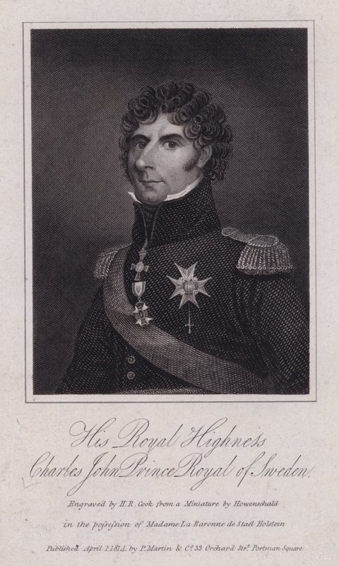 Prinz Karl Johann von Schweden, später König Karl Johann XIV. von European School