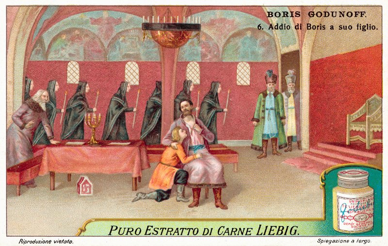 Szene aus Modest Mussorgskys Oper Boris Godunov von European School