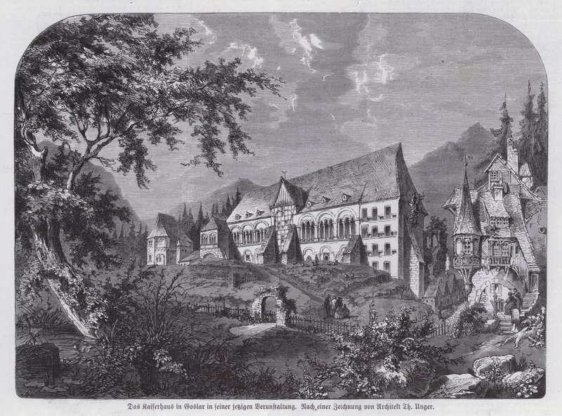 Das Kaiserhaus, Kaiserpalast in Goslar, Deutschland von European School
