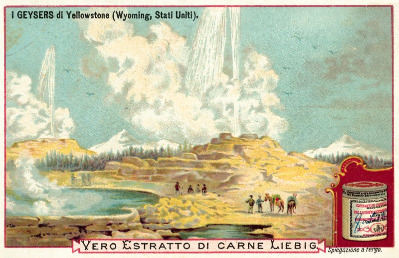 Die Geysire des Yellowstone-Nationalparks, Wyoming, USA von European School