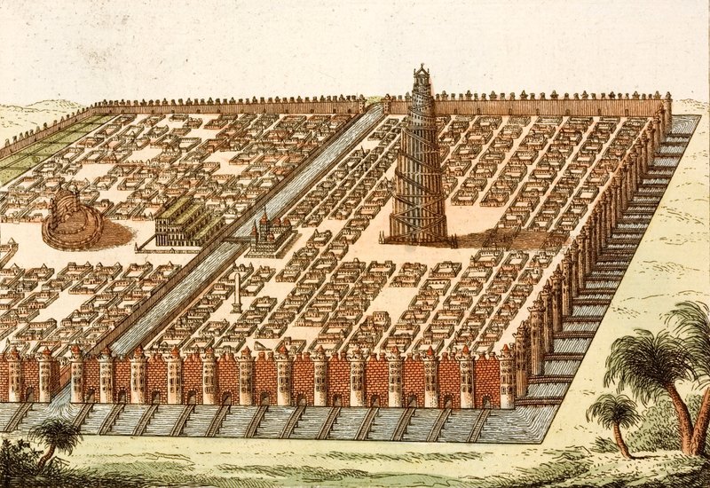 Turm von Babel, Königspalast und Hängende Gärten von Babylon von European School