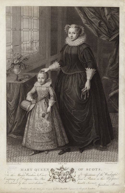 Porträt von Maria Stuart und ihrem Sohn, James von Federico Zuccaro