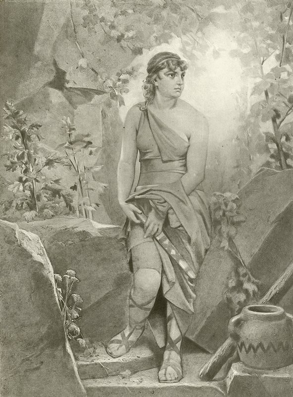 Cymbeline. Akt III, Szene VI von Felix Octavius Carr Darley