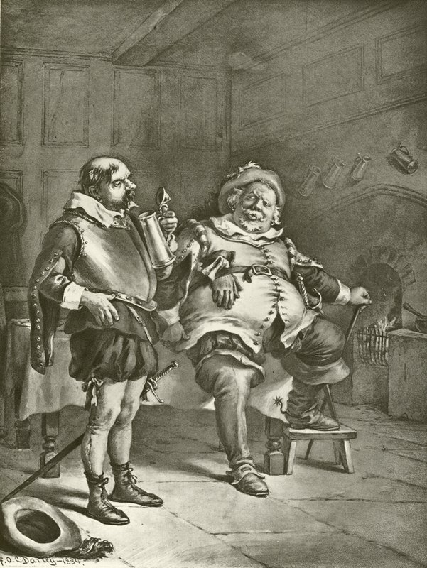 Erster Teil König Heinrich IV. Akt III, Szene III von Felix Octavius Carr Darley