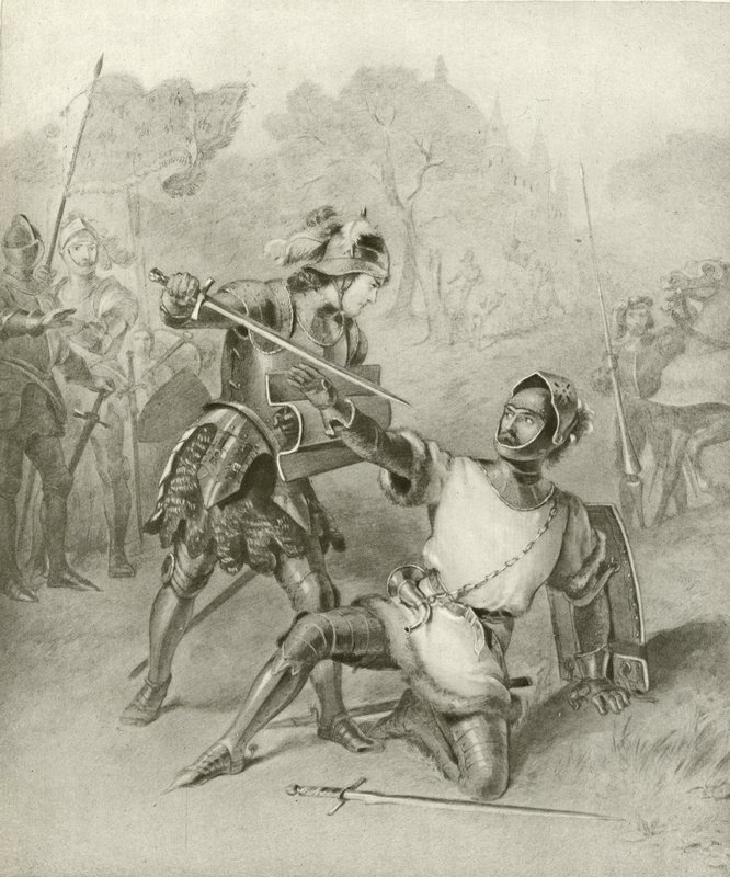 Erster Teil von König Heinrich VI. Akt I, Szene II von Felix Octavius Carr Darley