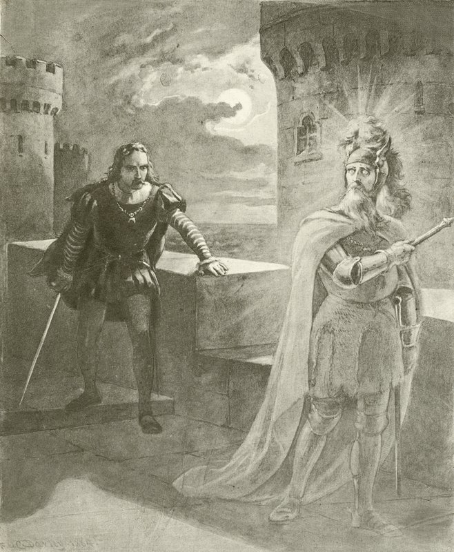 Hamlet. Akt I, Szene V von Felix Octavius Carr Darley
