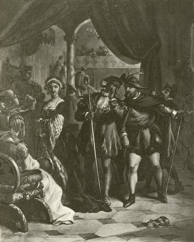 König Heinrich VIII. Akt I, Szene IV von Felix Octavius Carr Darley