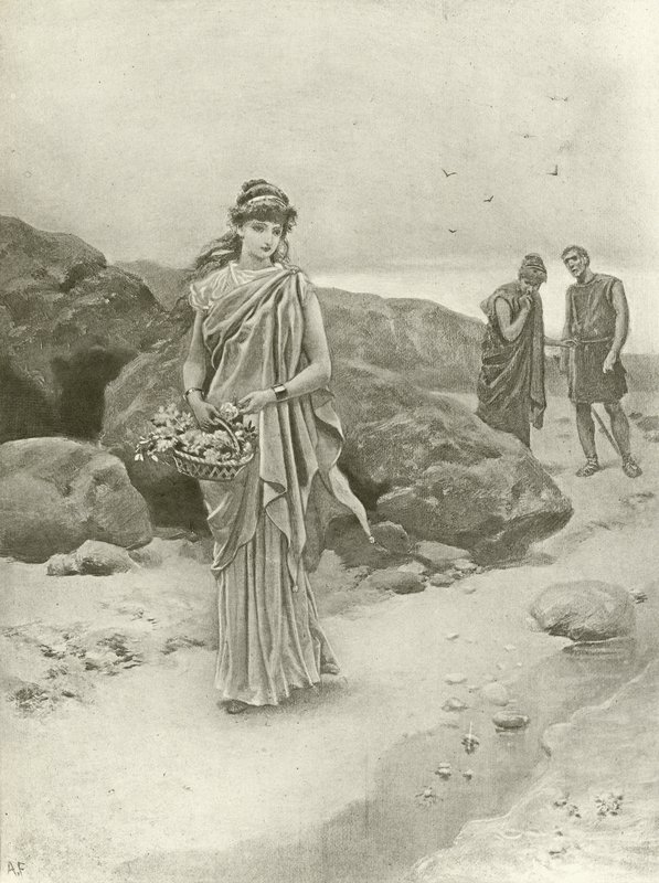 Perikles. Akt IV, Szene I (Gravur) von Felix Octavius Carr Darley