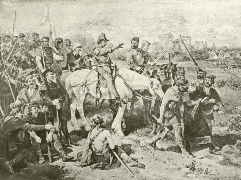 Zweiter Teil Heinrich VI. Akt IV, Szene VII von Felix Octavius Carr Darley