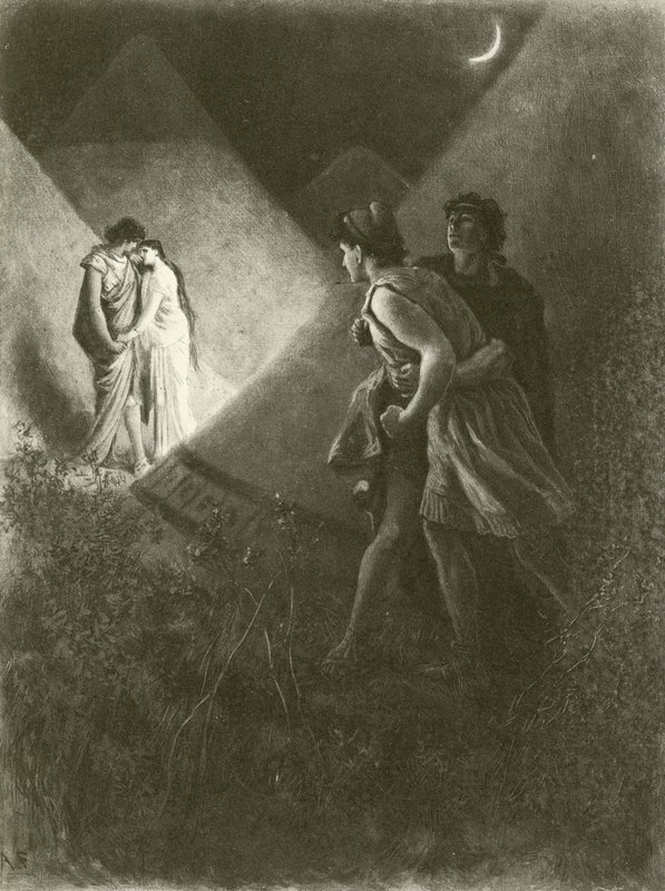 Troilus und Cressida. Akt V-Szene II (Gravur) von Felix Octavius Carr Darley