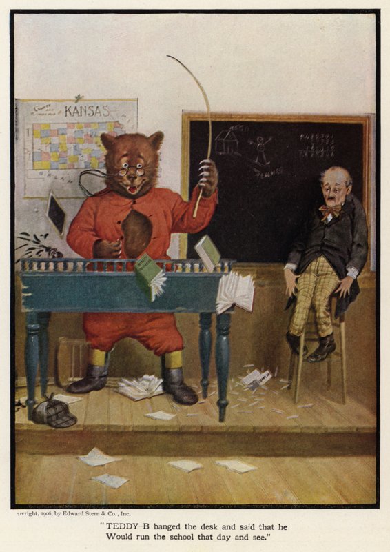 Teddy - B schlug auf den Schreibtisch und sagte, dass er an diesem Tag die Schule leiten würde und sehen würde von Floyd V. Campbell