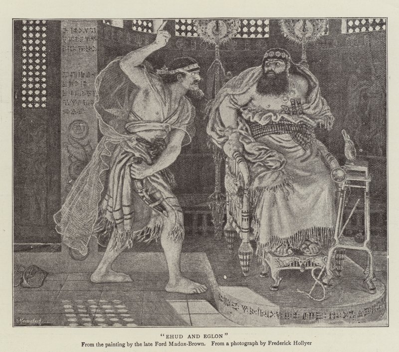 Ehud und Eglon von Ford Madox Brown