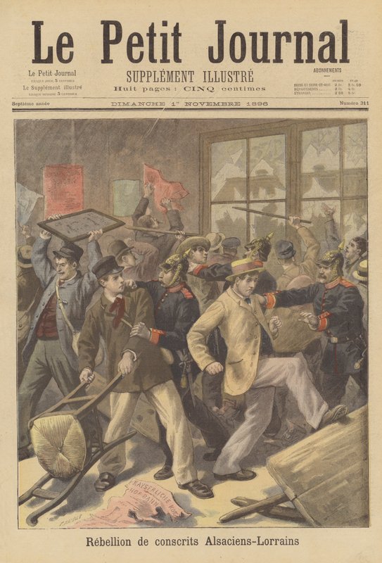 Wehrpflichtige aus Elsass und Lothringen rebellieren gegen ihre Einberufung in die deutsche Armee von Fortune Louis Meaulle