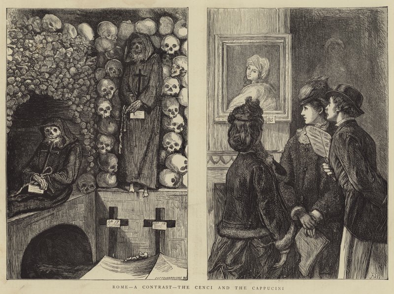 Rom, ein Kontrast, die Cenci und die Kapuziner von Francis S. Walker