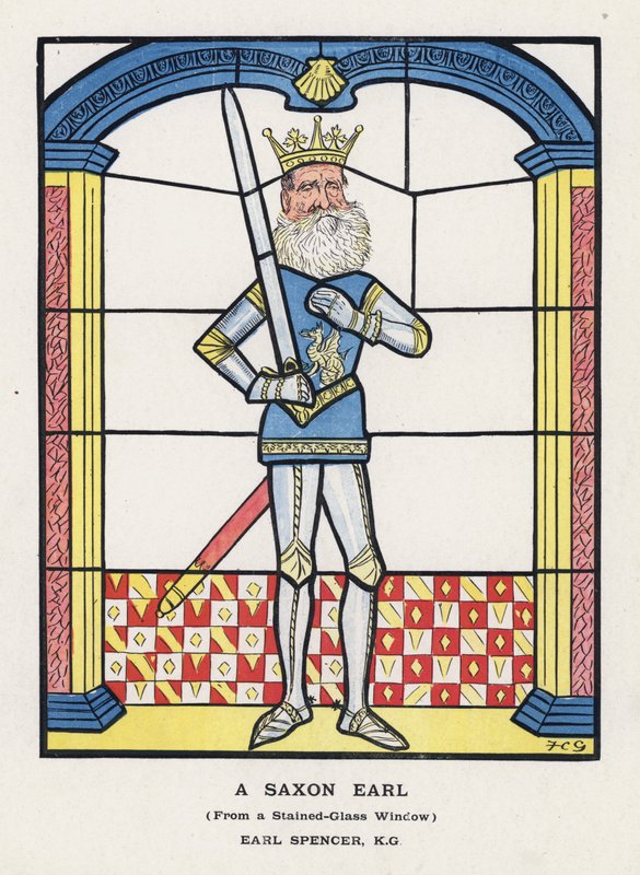 Ein sächsischer Graf, Aus einem Buntglasfenster, Earl Spencer von Francis Carruthers Gould
