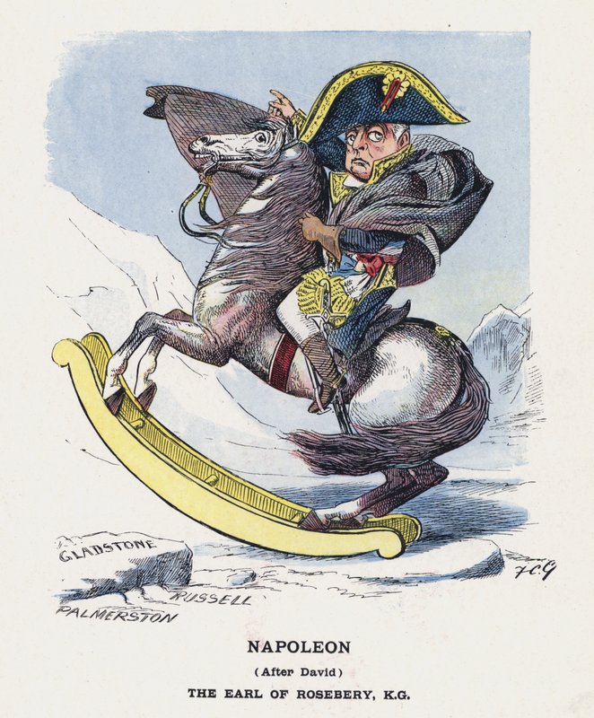 Napoleon, nach David, Der Earl of Rosebery von Francis Carruthers Gould