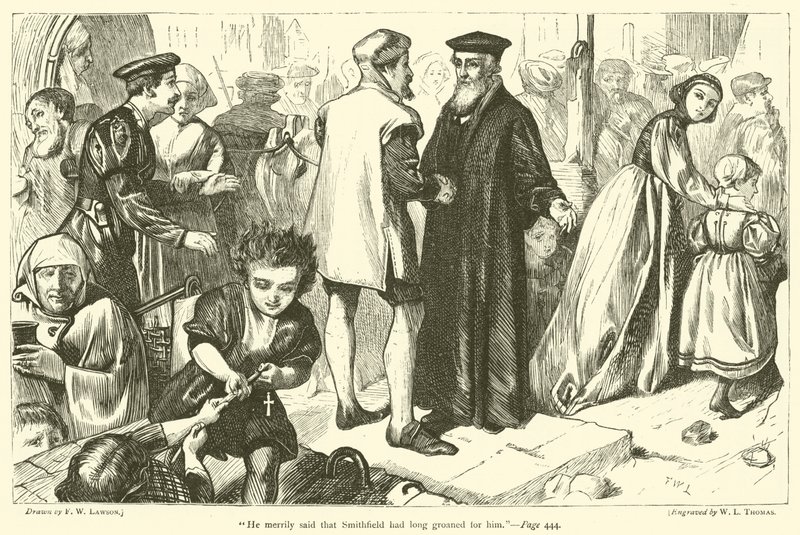 Er sagte fröhlich, dass Smithfield lange nach ihm geseufzt habe von Francis Wilfred Lawson