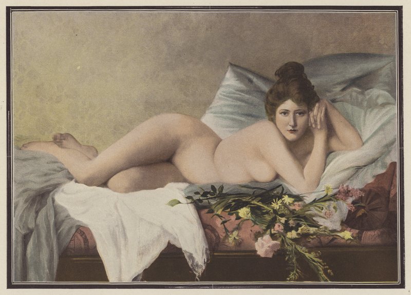 Verwelkte Blumen von einem Liebhaber von Francois Maurice Lard