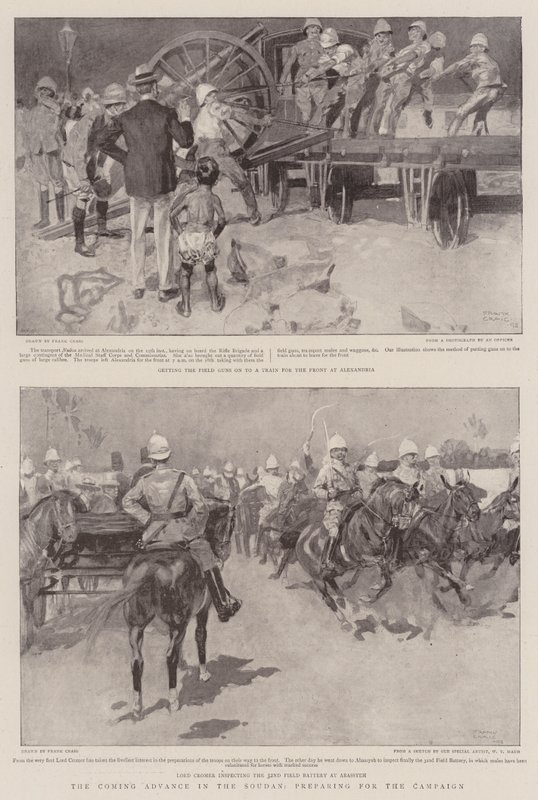 Der kommende Vormarsch im Sudan, Vorbereitung auf die Kampagne von Frank Craig