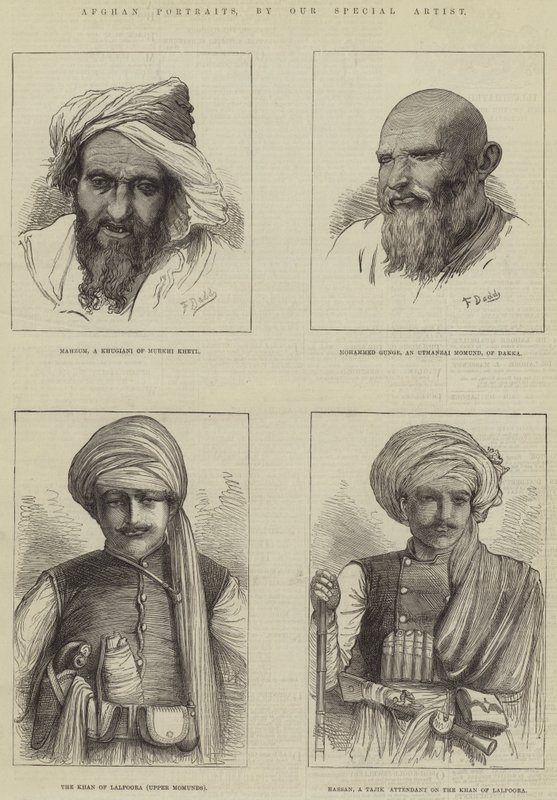 Afghanische Porträts von Frank Dadd