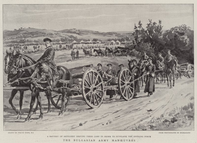 Die bulgarischen Armeemanöver von Frank Dadd