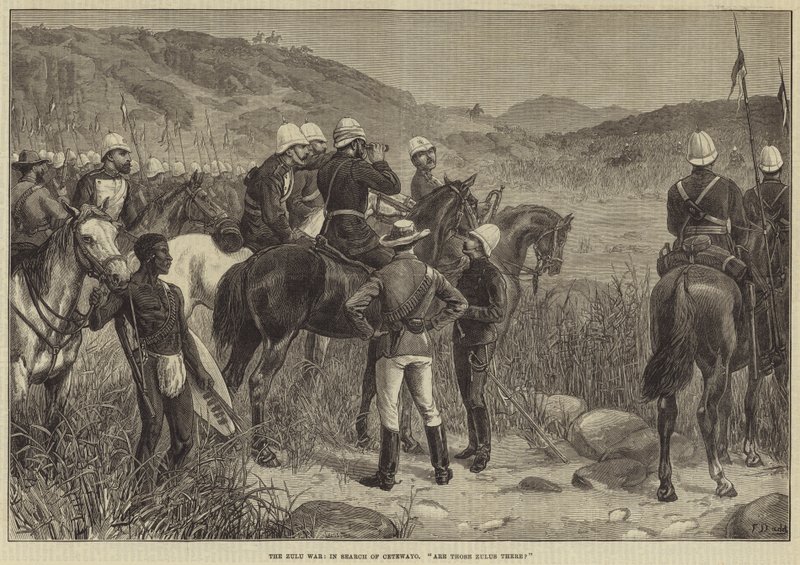 Der Zulukrieg, auf der Suche nach Cetewayo, Sind das Zulus dort von Frank Dadd
