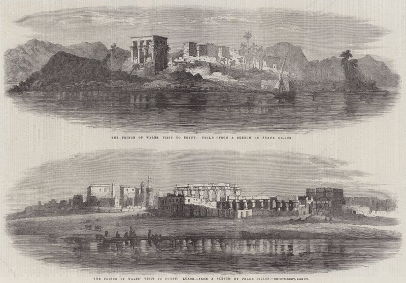 Der Besuch des Prinzen von Wales in Ägypten von Frank Dillon