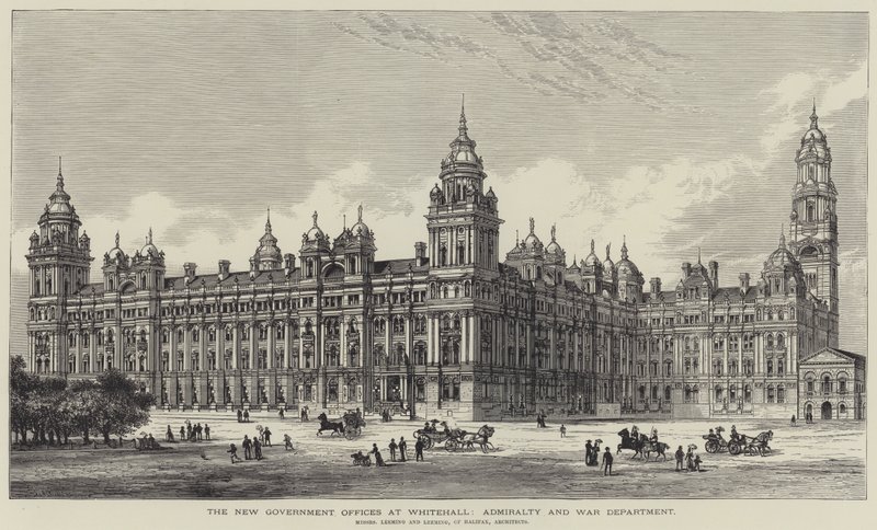 Die neuen Regierungsbüros in Whitehall, Admiralität und Kriegsministerium von Frank Watkins