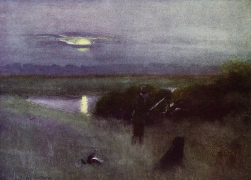Norfolk Broads: Mondaufgang bei Flight von Frank Southgate