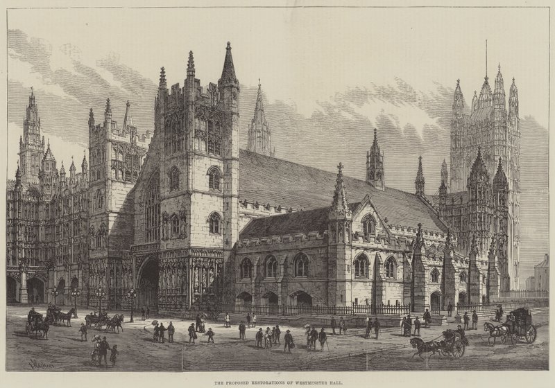 Die vorgeschlagenen Restaurierungen der Westminster Hall von Frank Watkins
