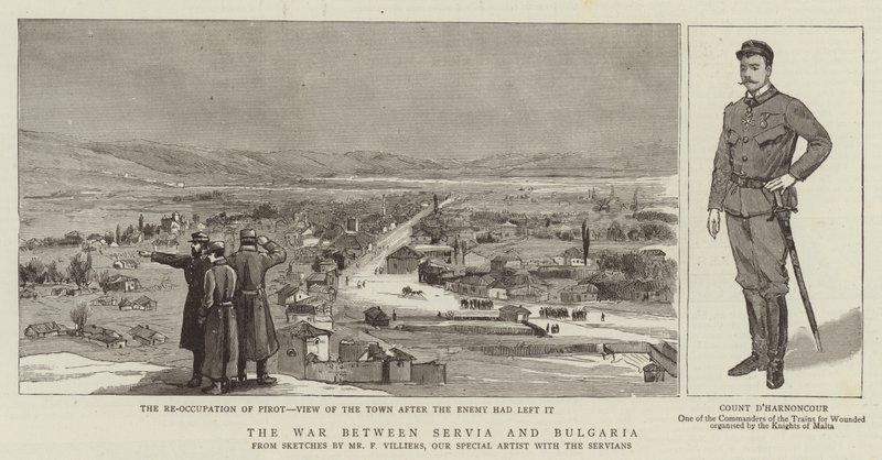 Der Krieg zwischen Serbien und Bulgarien von Frederic Villiers