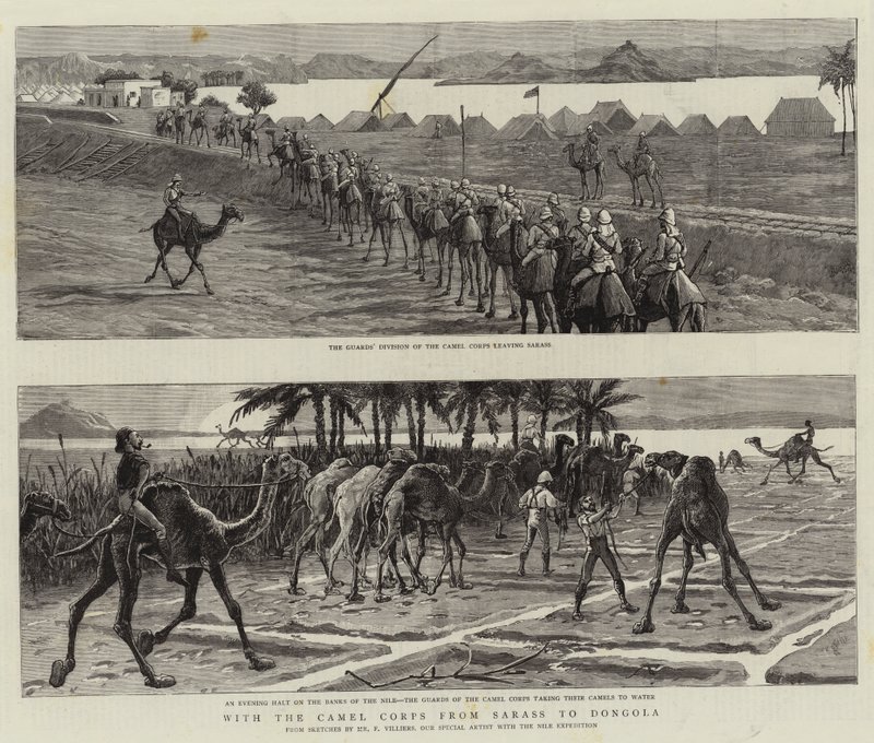 Mit dem Kamelkorps von Sarass nach Dongola von Frederic Villiers