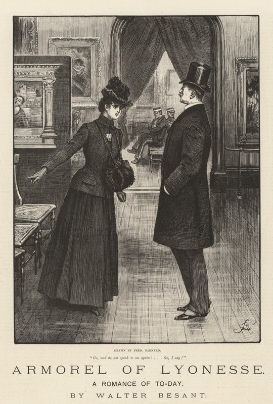 Armorel von Lyonesse, Eine Romanze von Heute, von Walter Besant von Frederick Barnard