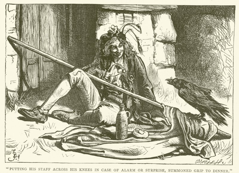 Illustration für Barnaby Rudge von Frederick L. Bernard