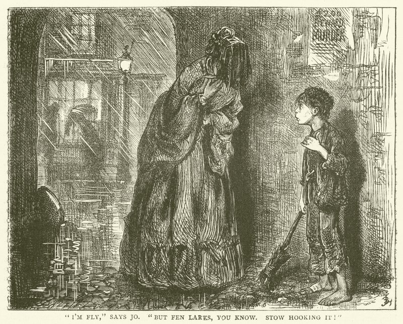 Illustration für Bleak House von Frederick L. Bernard